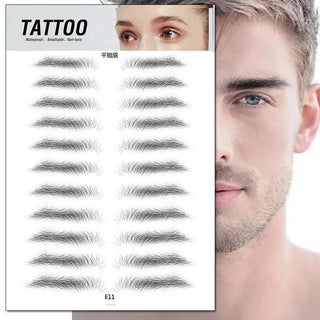 4D Waterproof Fake Eyebrow Tattoo Sticker